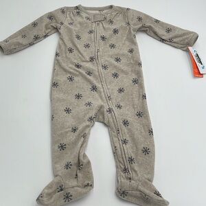 Carters 9 Month Sleeper w/2 Way Zipper